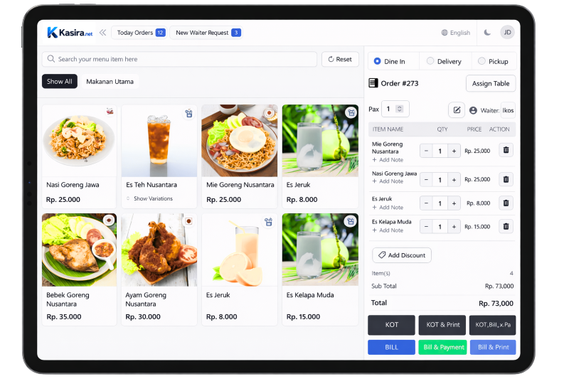 Tablet app preview